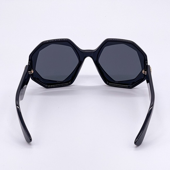 NEW GUCCI GG1242S 001 OVERSIZED ROUND WOMEN’S SUNGLASSES GUCCI GG1242S BLACK - Picture 12 of 15